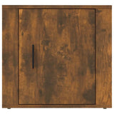 NNEVL Bedside Cabinets 2 pcs Smoked Oak 50x39x47 cm