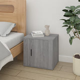 NNEVL Bedside Cabinet Grey Sonoma 50x39x47 cm