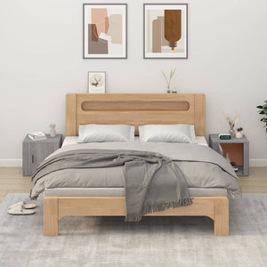 NNEVL Bedside Cabinets 2 pcs Grey Sonoma 50x39x47 cm