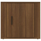 NNEVL Bedside Cabinet Brown Oak 50x39x47 cm