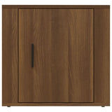 NNEVL Bedside Cabinets 2 pcs Brown Oak 50x39x47 cm