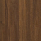 NNEVL Bedside Cabinets 2 pcs Brown Oak 50x39x47 cm