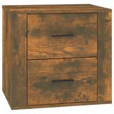 NNEVL Bedside Cabinet Smoked Oak 50x39x47 cm