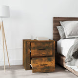 NNEVL Bedside Cabinet Smoked Oak 50x39x47 cm