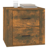 NNEVL Bedside Cabinet Smoked Oak 50x39x47 cm