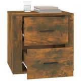 NNEVL Bedside Cabinet Smoked Oak 50x39x47 cm