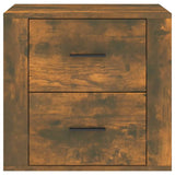 NNEVL Bedside Cabinet Smoked Oak 50x39x47 cm