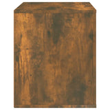 NNEVL Bedside Cabinet Smoked Oak 50x39x47 cm