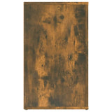 NNEVL Bedside Cabinet Smoked Oak 50x36x60 cm Engineered Wood