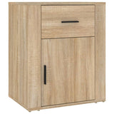 NNEVL Bedside Cabinet Sonoma Oak 50x36x60 cm Engineered Wood