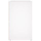 NNEVL Bedside Cabinet White 50x36x60 cm Engineered Wood