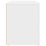 NNEVL Bedside Cabinet White 60x36x45 cm Engineered Wood