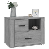 NNEVL Bedside Cabinet Grey Sonoma 60x36x45 cm Engineered Wood