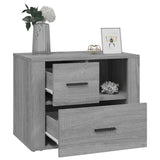 NNEVL Bedside Cabinet Grey Sonoma 60x36x45 cm Engineered Wood
