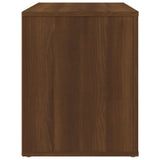 NNEVL Bedside Cabinet Brown Oak 60x36x45 cm Engineered Wood