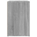 NNEVL Shoe Cabinet Grey Sonoma 130x35x54 cm Engineered Wood
