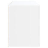 NNEVL Shoe Cabinet White 80x35x45 cm Engineered Wood