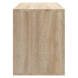NNEVL Shoe Cabinet Sonoma Oak 80x35x45 cm Engineered Wood