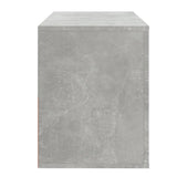 NNEVL Shoe Cabinet Concrete Grey 80x35x45 cm Engineered Wood