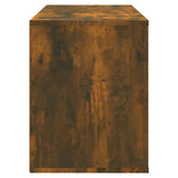 NNEVL Shoe Cabinet Smoked Oak 80x35x45 cm Engineered Wood