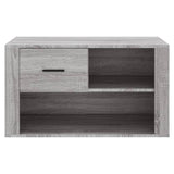 NNEVL Shoe Cabinet Grey Sonoma 80x35x45 cm Engineered Wood