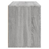 NNEVL Shoe Cabinet Grey Sonoma 80x35x45 cm Engineered Wood
