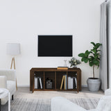 NNEVL TV Cabinet Brown Oak 100x35x40 cm Engineered Wood