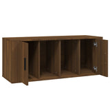 NNEVL TV Cabinet Brown Oak 100x35x40 cm Engineered Wood