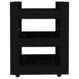 NNEVL Kitchen Trolley Black 60x45x80 cm Engineered Wood