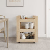 NNEVL Kitchen Trolley Sonoma Oak 60x45x80 cm Engineered Wood
