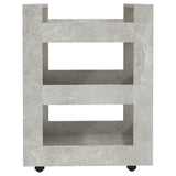 NNEVL Kitchen Trolley Concrete Grey 60x45x80 cm Engineered Wood