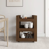 NNEVL Kitchen Trolley Brown Oak 60x45x80 cm Engineered Wood