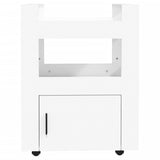 NNEVL Kitchen Trolley White 60x45x80 cm Engineered Wood