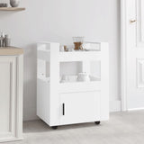NNEVL Kitchen Trolley White 60x45x80 cm Engineered Wood