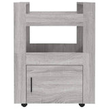 NNEVL Kitchen Trolley Grey Sonoma 60x45x80 cm Engineered Wood