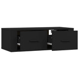 NNEVL Hanging TV Cabinet Black 80x36x25 cm Engineered Wood