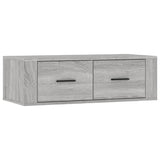 NNEVL Hanging TV Cabinet Grey Sonoma 80x36x25 cm Engineered Wood