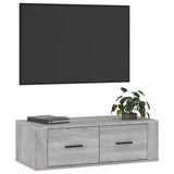 NNEVL Hanging TV Cabinet Grey Sonoma 80x36x25 cm Engineered Wood