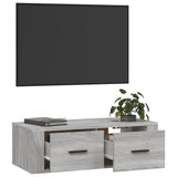 NNEVL Hanging TV Cabinet Grey Sonoma 80x36x25 cm Engineered Wood