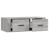 NNEVL Hanging TV Cabinet Grey Sonoma 80x36x25 cm Engineered Wood