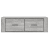 NNEVL Hanging TV Cabinet Grey Sonoma 80x36x25 cm Engineered Wood