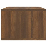 NNEVL Hanging TV Cabinet Brown Oak 80x36x25 cm Engineered Wood