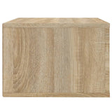 NNEVL Wall-mounted Bedside Cabinets 2 pcs Sonoma Oak 50x36x25 cm