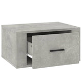 NNEVL Wall-mounted Bedside Cabinet Concrete Grey 50x36x25 cm