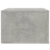 NNEVL Wall-mounted Bedside Cabinet Concrete Grey 50x36x25 cm