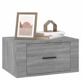 NNEVL Wall-mounted Bedside Cabinets 2 pcs Grey Sonoma 50x36x25 cm