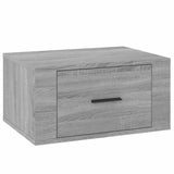 NNEVL Wall-mounted Bedside Cabinets 2 pcs Grey Sonoma 50x36x25 cm