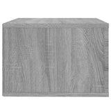 NNEVL Wall-mounted Bedside Cabinets 2 pcs Grey Sonoma 50x36x25 cm