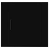NNEVL Wall-mounted Bedside Cabinets 2 pcs Black 50x30x47 cm