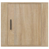 NNEVL Wall-mounted Bedside Cabinets 2 pcs Sonoma Oak 50x30x47 cm